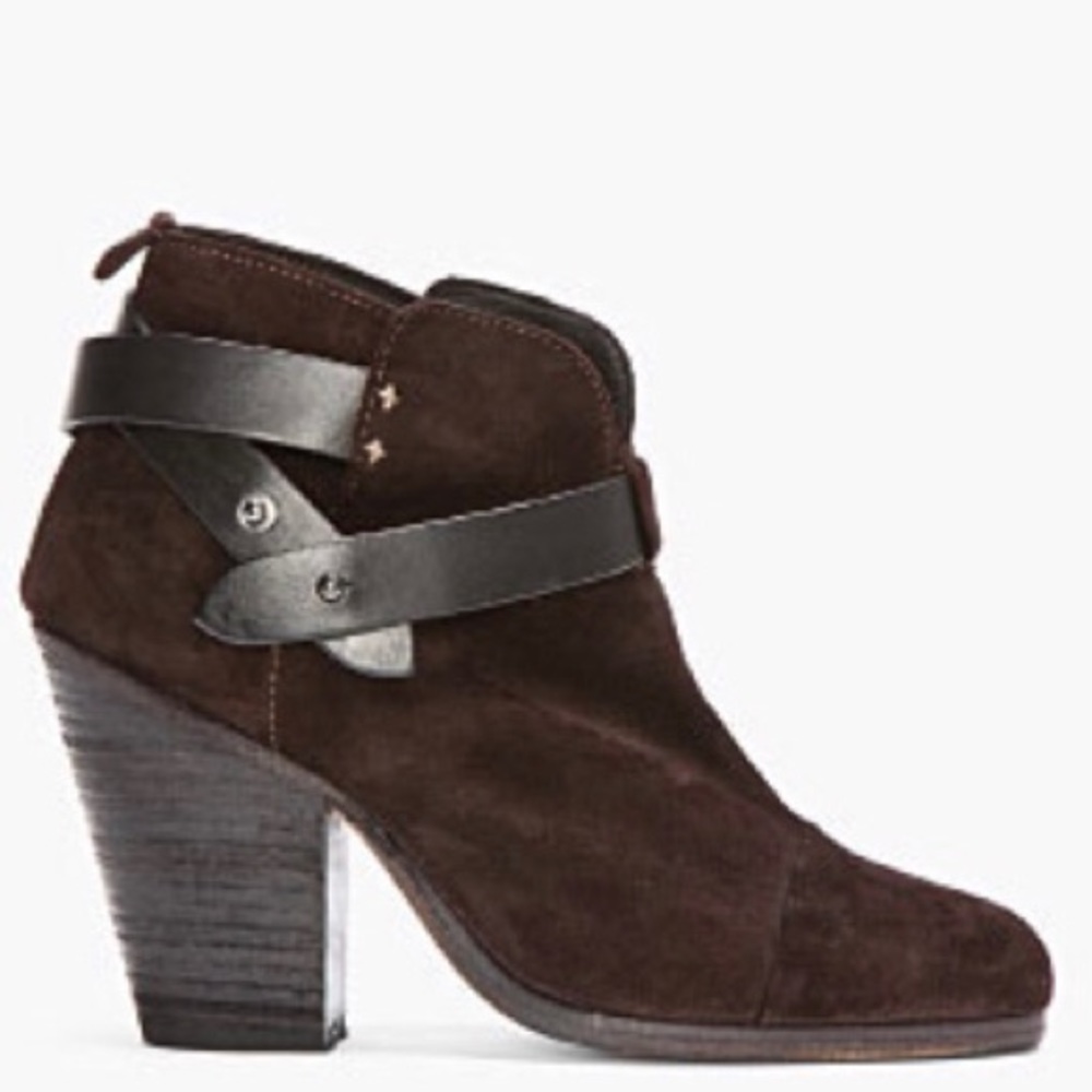 NWOTB Rag&Bone Harrow Chocolate Brown Suede Boots